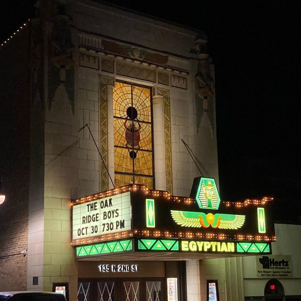 The Egyptian Theatre in DeKalb, IL