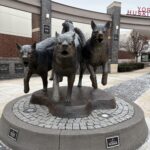 Pride of the Pack sculpture.