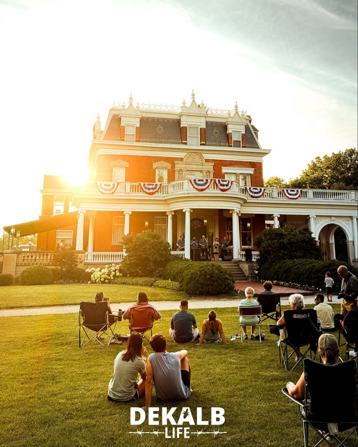 Music at The Mansion at the DeKalb Illinois Ellwood House Museum.