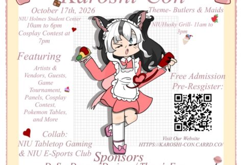 Anime girl Karoshi-Con Flyer