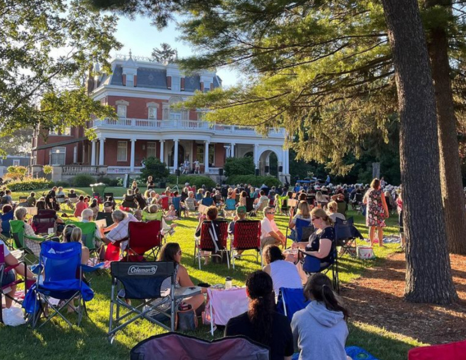 Music at The Mansion at the DeKalb Illinois Ellwood House Museum.